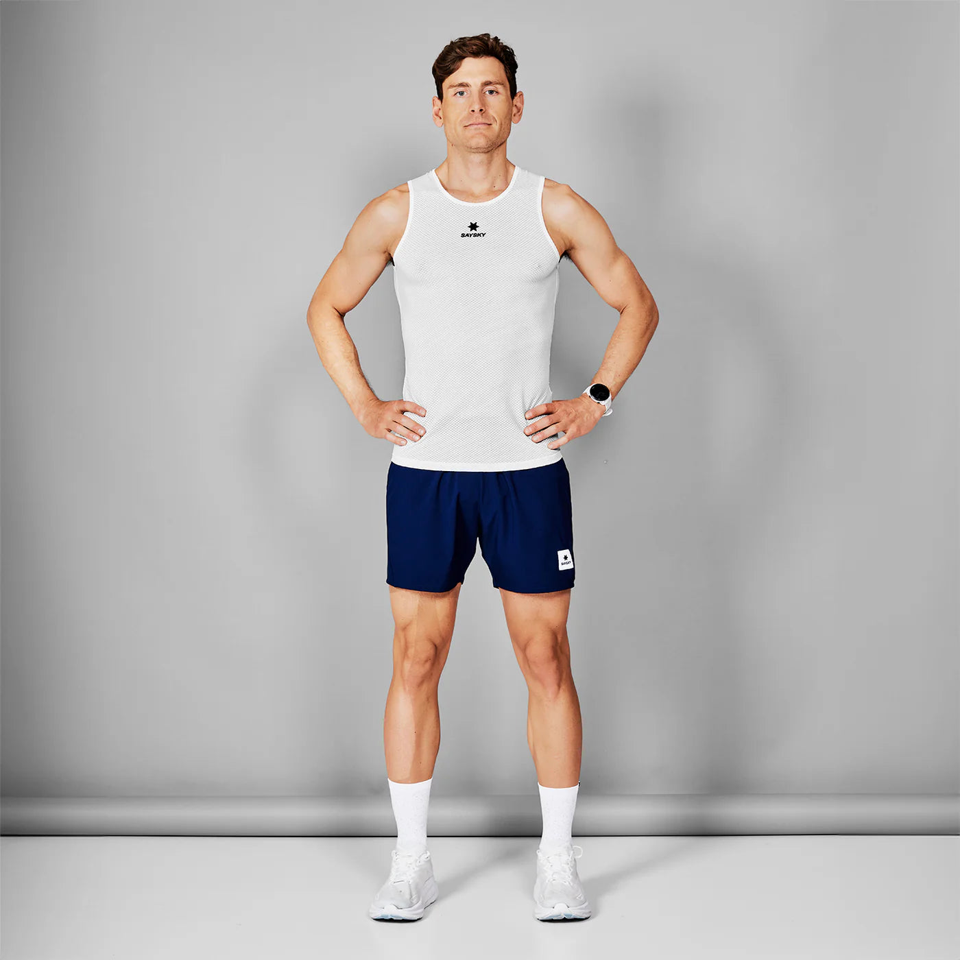 Mesh Base Layer Singlet - WHITE