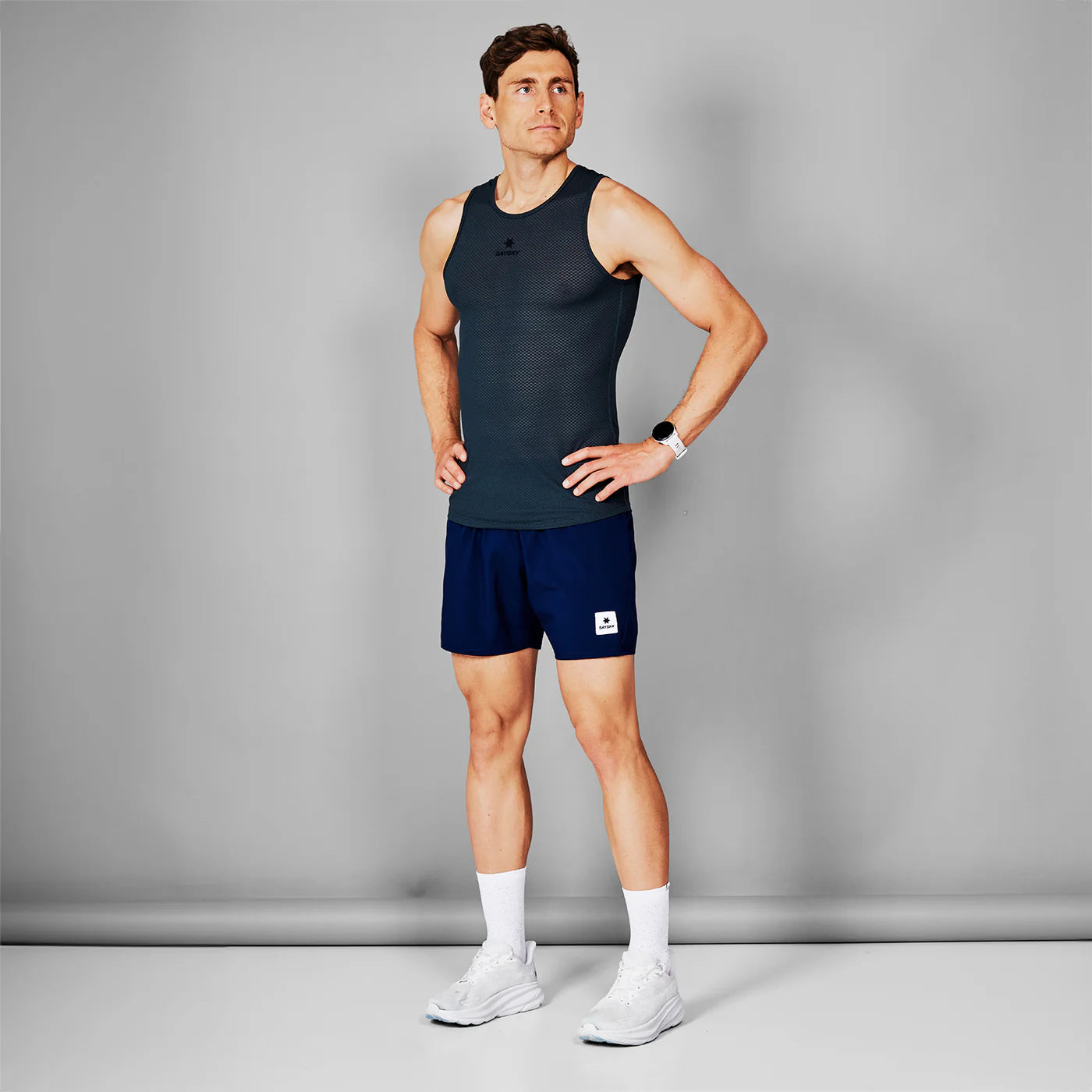 Mesh Base Layer Singlet - GREY