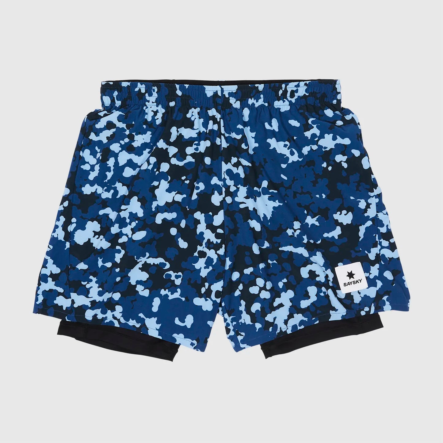 2 in 1 Camo Pace Shorts 5''