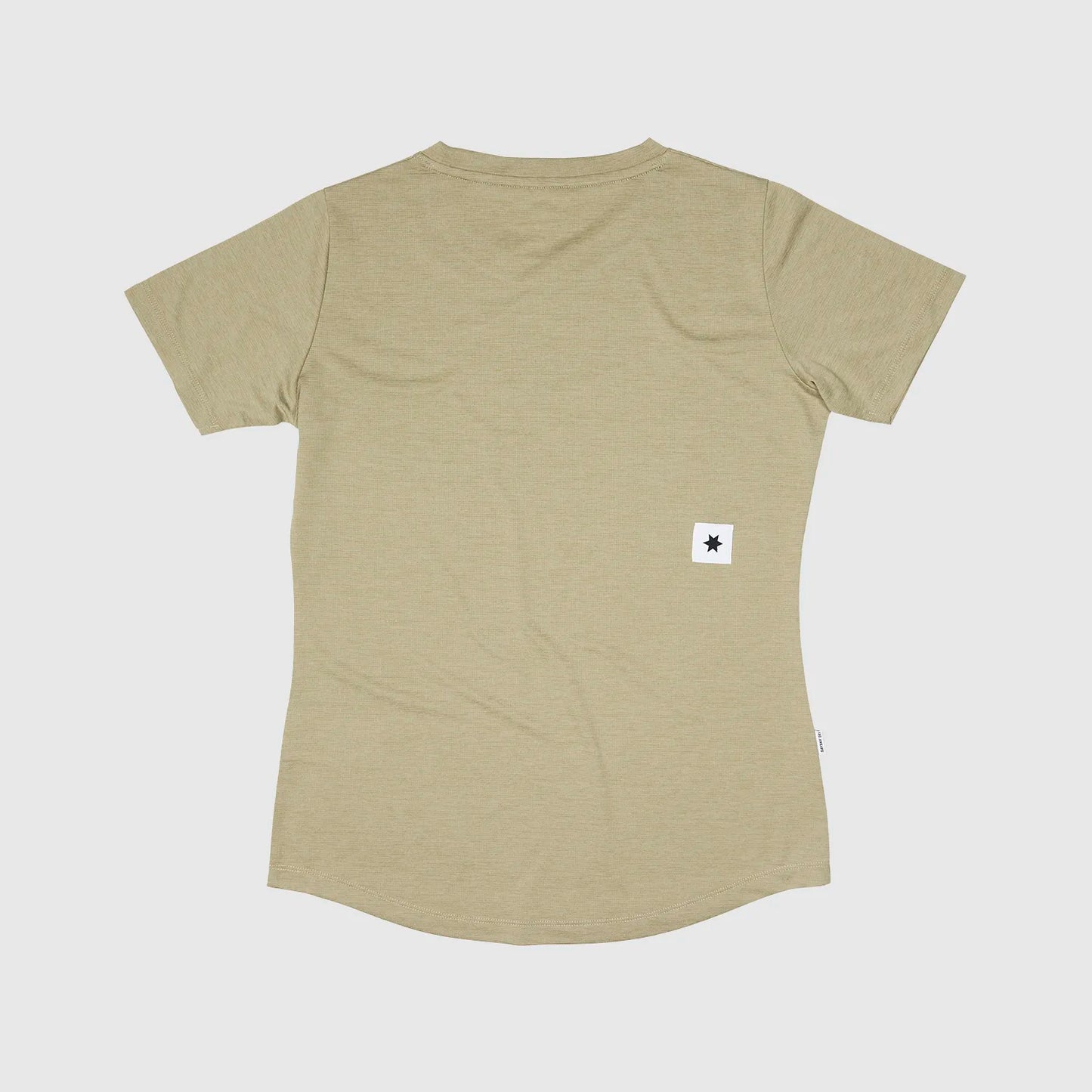 Tシャツ・カットソー ELEVENTY BEIGE AND GREY T-SHIRT WMNS Logo Combat T-shirt – Eleven Hybrid