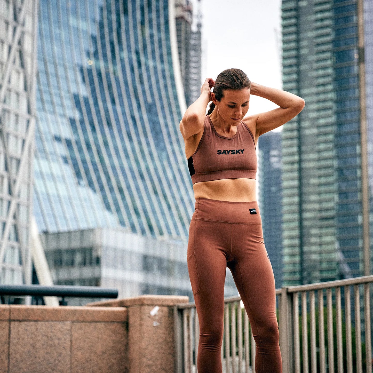 W Logo Pace+ Long Tights High Waist