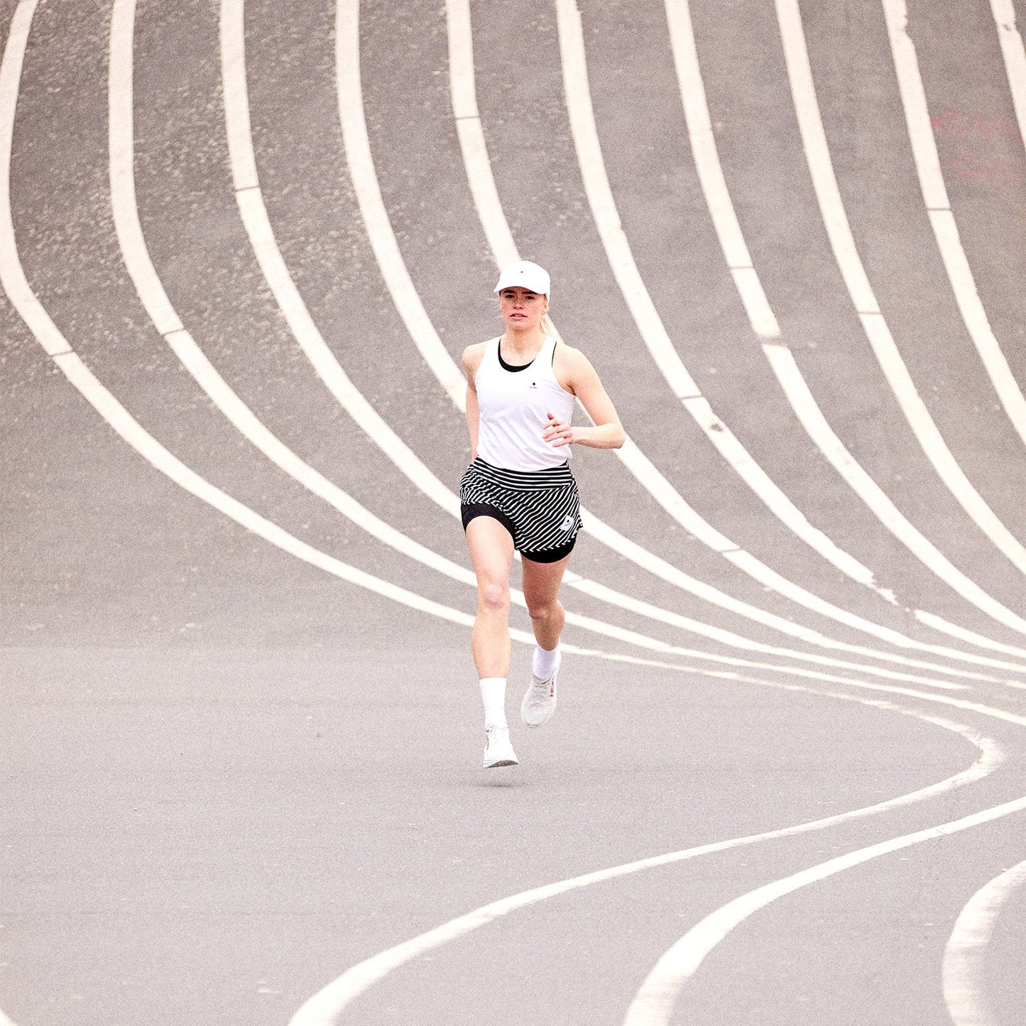 STRIPE PACE 2 IN 1 SHORTS 3''